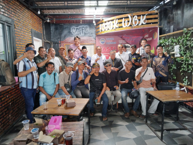 Luar Biasa, Lapas Bagansiapiapi Hadirkan Tokoh Pers Riau Coffie Morning